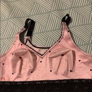 Ruby Ribbon heart bra